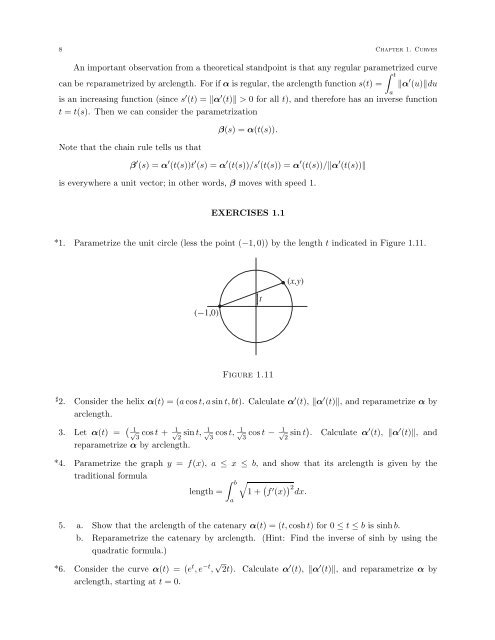 DIFFERENTIAL GEOMETRY: A First Course in Curves and Surfaces