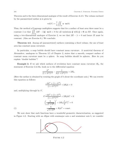 DIFFERENTIAL GEOMETRY: A First Course in Curves and Surfaces