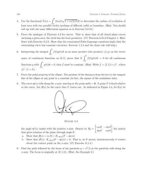 DIFFERENTIAL GEOMETRY: A First Course in Curves and Surfaces