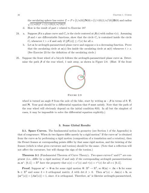 DIFFERENTIAL GEOMETRY: A First Course in Curves and Surfaces