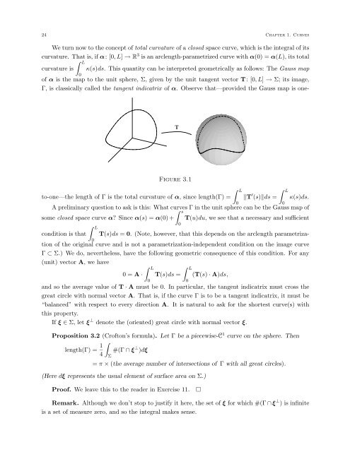 DIFFERENTIAL GEOMETRY: A First Course in Curves and Surfaces