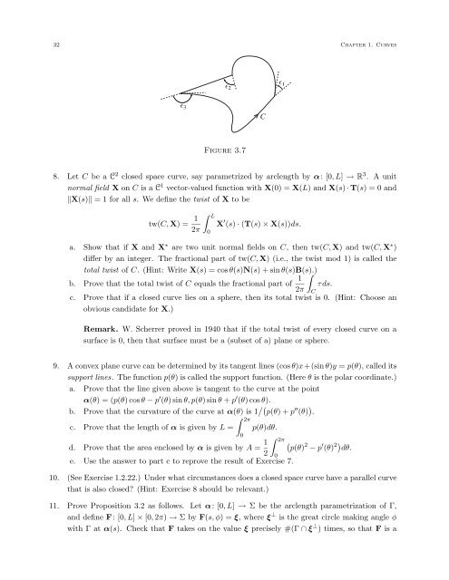 DIFFERENTIAL GEOMETRY: A First Course in Curves and Surfaces