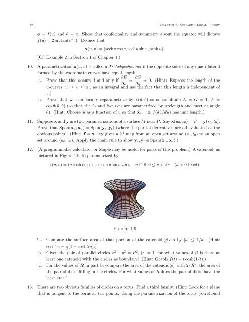 DIFFERENTIAL GEOMETRY: A First Course in Curves and Surfaces