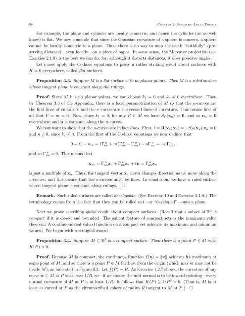 DIFFERENTIAL GEOMETRY: A First Course in Curves and Surfaces