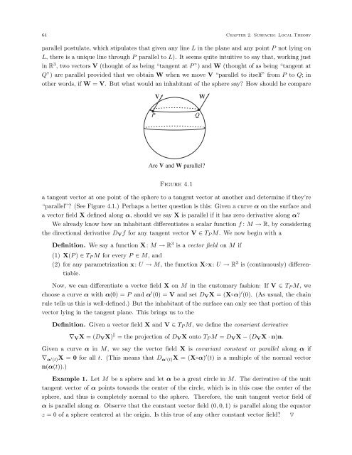 DIFFERENTIAL GEOMETRY: A First Course in Curves and Surfaces