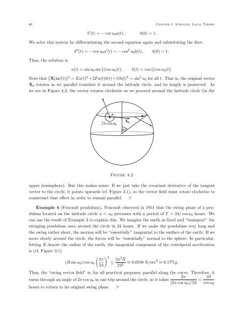 DIFFERENTIAL GEOMETRY: A First Course in Curves and Surfaces