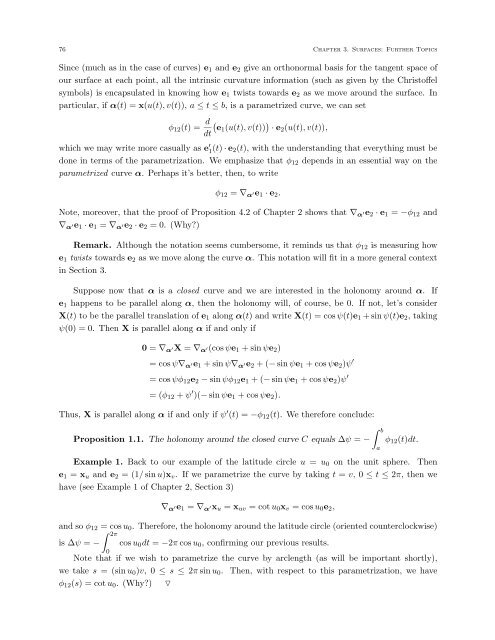 DIFFERENTIAL GEOMETRY: A First Course in Curves and Surfaces