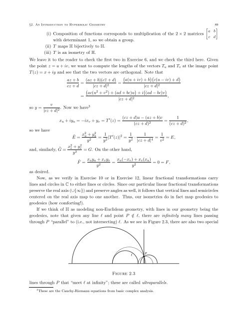 DIFFERENTIAL GEOMETRY: A First Course in Curves and Surfaces
