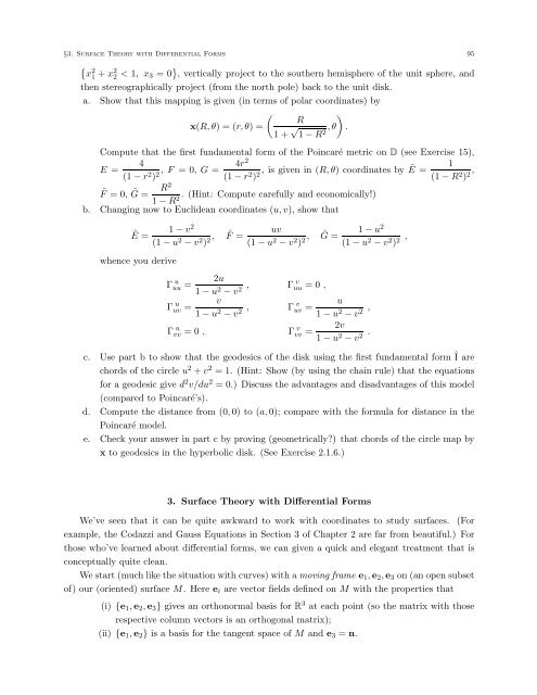 DIFFERENTIAL GEOMETRY: A First Course in Curves and Surfaces