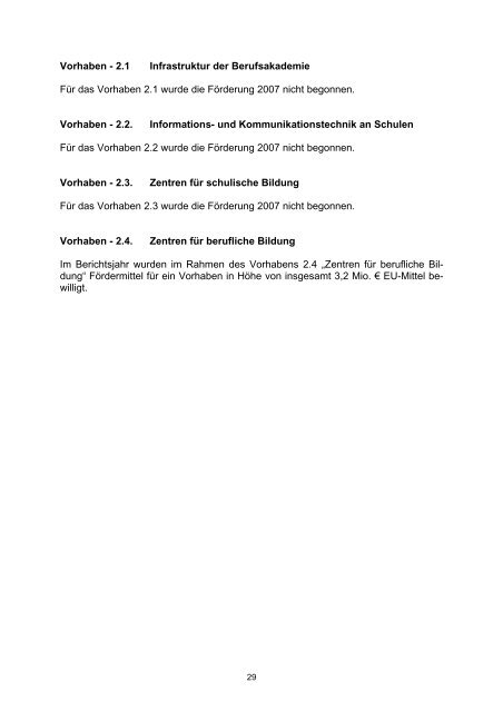 Jahresbericht EFRE 2007 - Strukturfonds in Sachsen - Freistaat ...