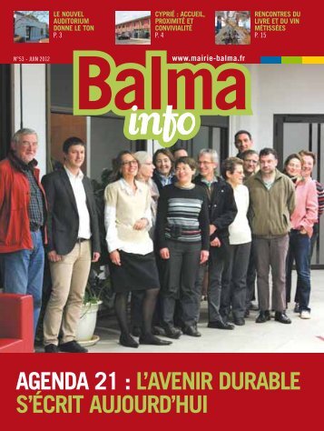 agenda 21 : l'avenir durable s'Ã©crit aujourd'hui - Mairie de Balma