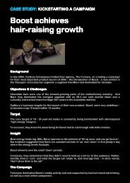 Boost achieves Boost achieves hair-raising growth ... - Think TV