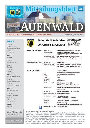 werbung - Gemeinde Auenwald