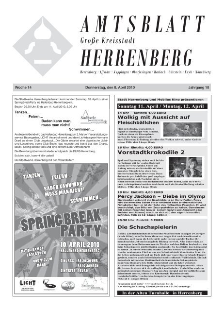 spring breAK pArty - Herrenberg