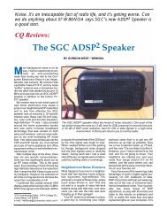 CQ Magazine ADSP² Speaker Review (pdf) - SGC