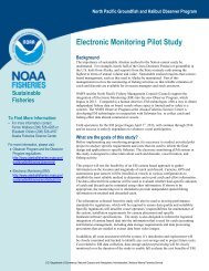 Electronic Monitoring Pilot Study - National Marine Fisheries Service ...