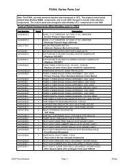 P24AL Series Parts List - Vogt Tube Ice