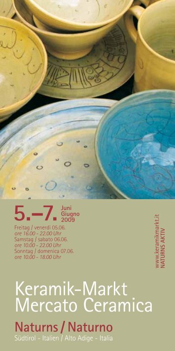 5.–7.Juni - Keramikmarkt Naturns
