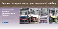 Improve the appearance of your commercial building - Waterfront BIA
