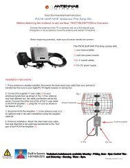 PA18 UHF/VHF Antenna Pre-Amp Kit - Antennas Direct