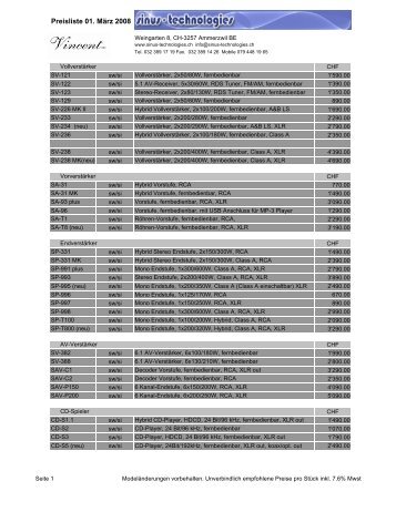 05.Preisliste-Vincent 1. MÃ¤rz 2008 Original