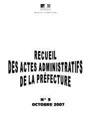 RAA octobre 2007 - PrÃ©fecture