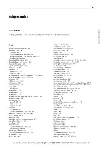 Thieme: Manual of Neural Therapy According to Huneke