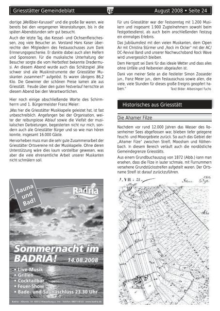 Gemeindeblatt August 2008 - Griesstätt