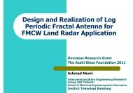 Design and Realization of Log Periodic Fractal Antenna for FMCW ...