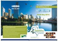melbourne welcomes the inc - International Nut and Dried Fruit ...