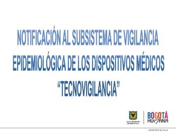 dispositivo médico - Secretaría Distrital de Salud