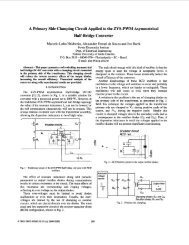 A primary side clamping circuit applied to the ZVS-PWM ... - Ivo Barbi