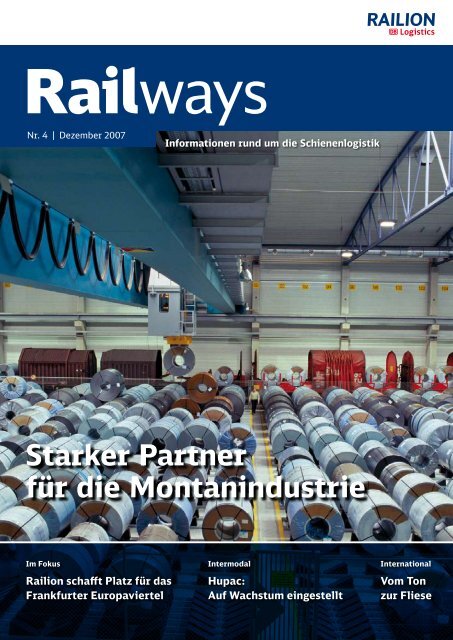 Starker Partner für die Montanindustrie - DB Schenker Rail