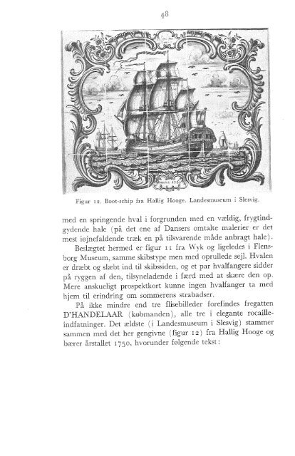 skibsmotiver på hollandske vægfliser - Handels- og Søfartsmuseet