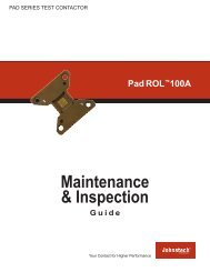 Maintenance & Inspection Guide - Johnstech