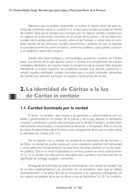 11 - UNA LECTURA DE CARITAS IN VERITATE ... - Cáritas Española