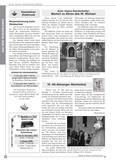 Ausgabe November-Dezember 2007 - Attnang-Puchheim