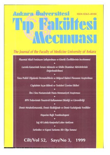 PDF Dosyası - Ankara Üniversitesi Kitaplar Veritabanı