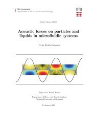 Acoustic forces on particles and liquids in microfluidic systems