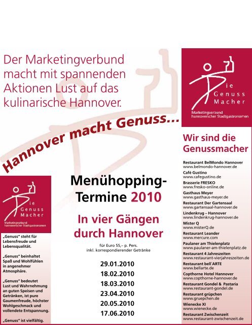 Ausgabe 1/09 Download (12 MB) - RegJo Hannover