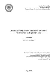 Starptautisko un Eiropas SavienÄ«bas tiesÄ«bu avoti un to piemÄroÅ¡ana