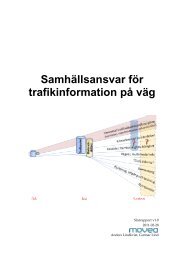 VERKSAM slutrapport - Movea Trafikkonsult AB