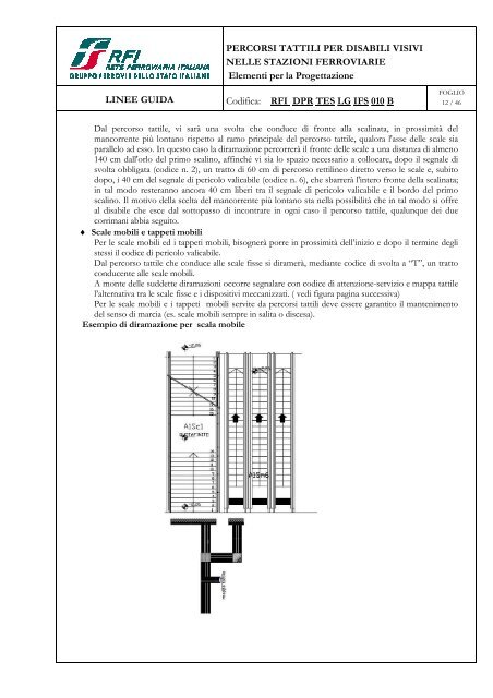 percorsi tattili per disabii visivi nelle stazioni ferroviarie - Consiglio ...