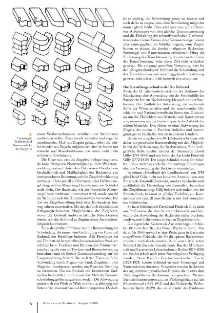 Restaurator im Handwerk – Ausgabe 2/2010 - Kramp & Kramp
