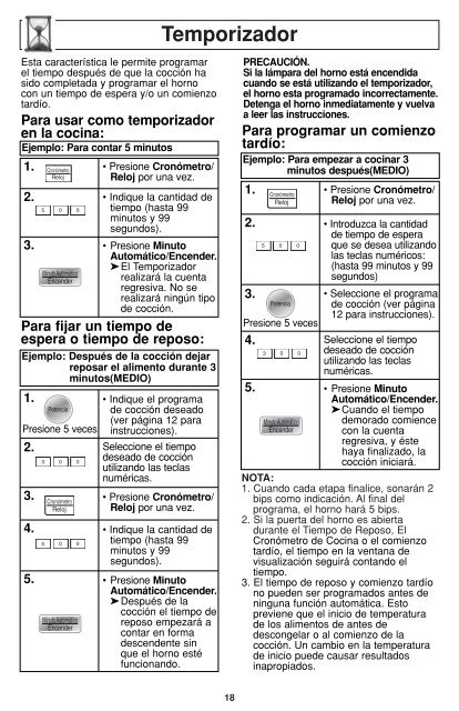 MANUAL DE USUARIO NN-S348WFRPH(es) - Panasonic