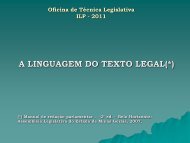 A Linguagem do Texto Legal Manual de redação parlamentar