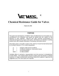 Chemical Resistance Guide for Valves