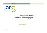 Le dispositif de soins palliatifs en Bourgogne - ARS Bourgogne
