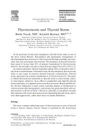 Thyrotoxicosis and Thyroid Storm