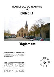 Un rÃ¨glement - Ennery
